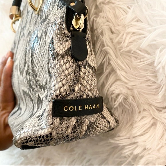 HP🎉Cole Haan Snakeskin Satchel! - Picture 2 of 10